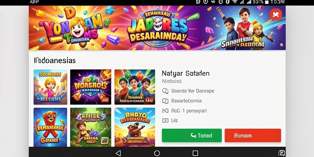 Tampilan antarmuka yang sederhana dan menarik.