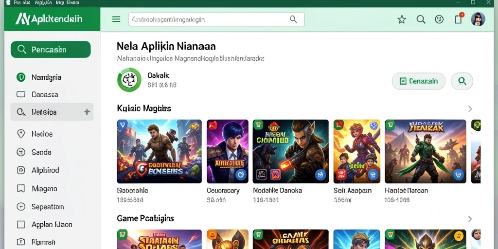 Tampilan antarmuka yang user-friendly dan menarik.